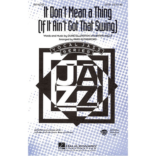 It Dont Mean A Thing ShowTrax CD (CD Only)