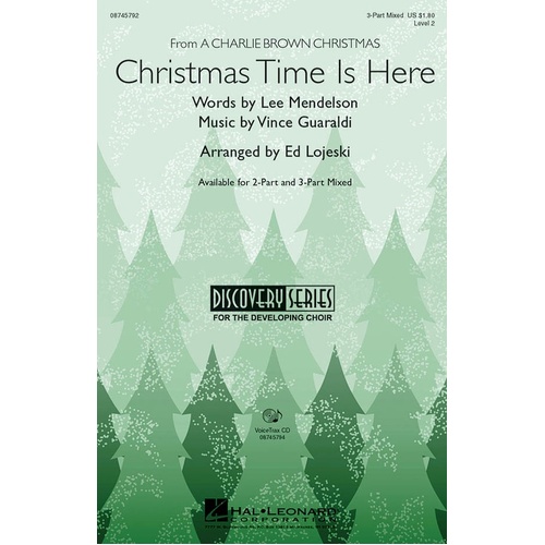 Christmas Time Is Here VoiceTrax CD (CD Only)