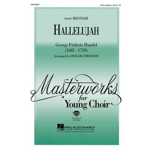 Hallelujah From Messiah ShowTrax CD (CD Only)