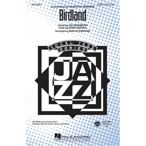 Birdland ShowTrax CD (CD Only)