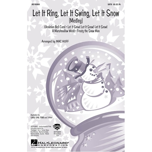 Let It Ring Let It Swing Let It Snow TTBB (Octavo)
