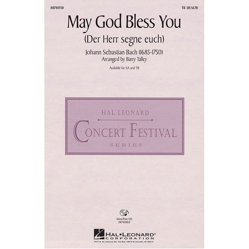 May God Bless You (Derr Herr Segne Euch) TB (Octavo)
