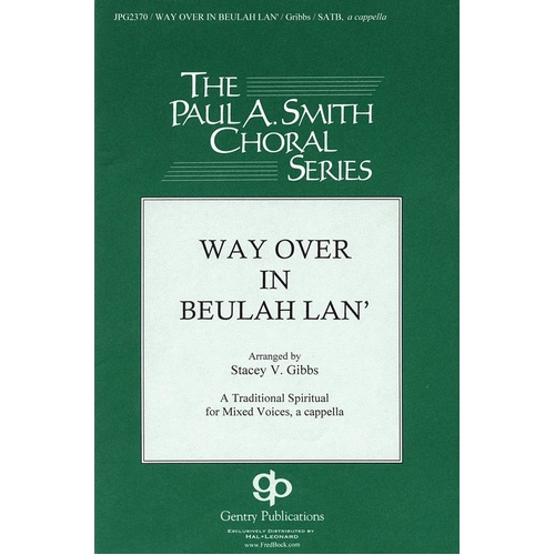 Way Over In Beluah Lan SATB Divisi A Cappella (Octavo)