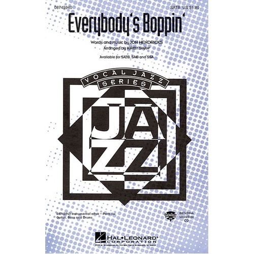 Everybodys Boppin SSA (Octavo)