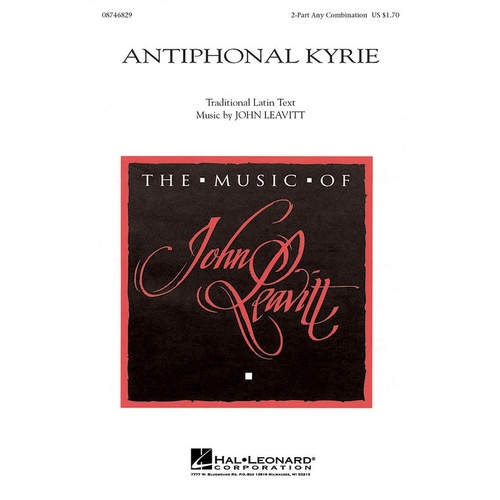 Antiphonal Kyrie 2Pt Any Combination (Octavo)