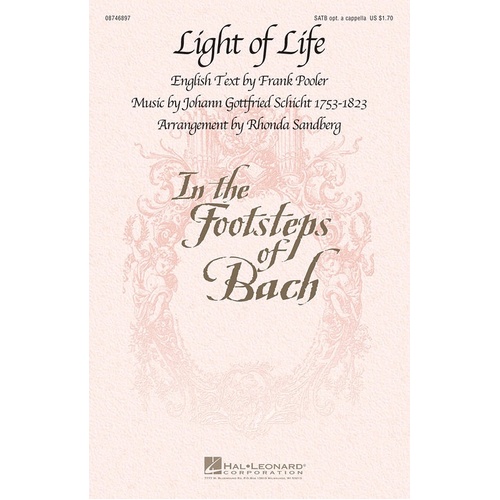 Light Of Life SATB A Cappella (Octavo)