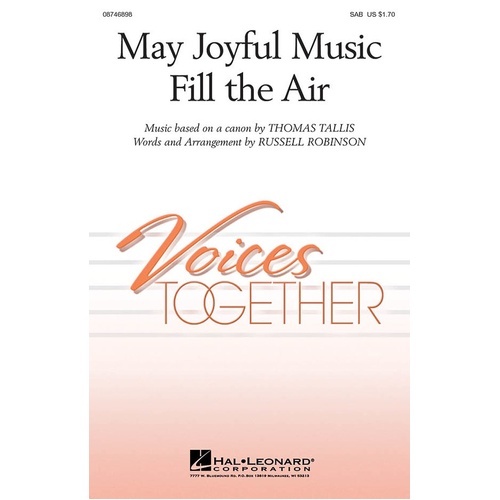 May The Joyful Music Fill The Air 2Pt (Octavo)