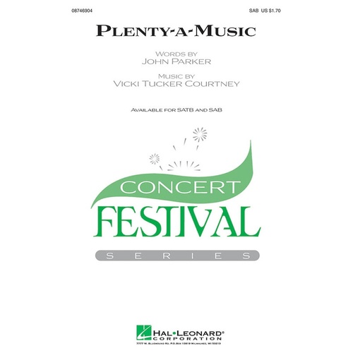 Plenty A Music SAB (Octavo)