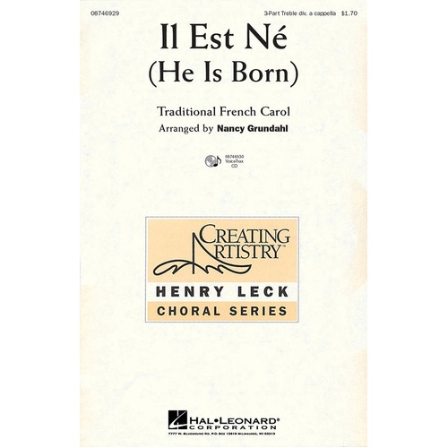 Il Est Ne (He Is Born) VoiceTrax CD (CD Only)