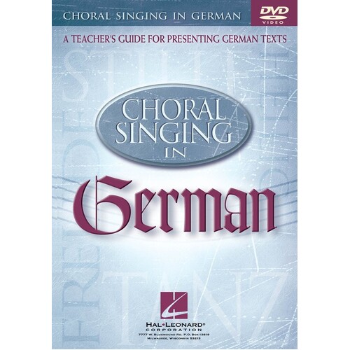 Choral Singing In German DVD (DVD Only)