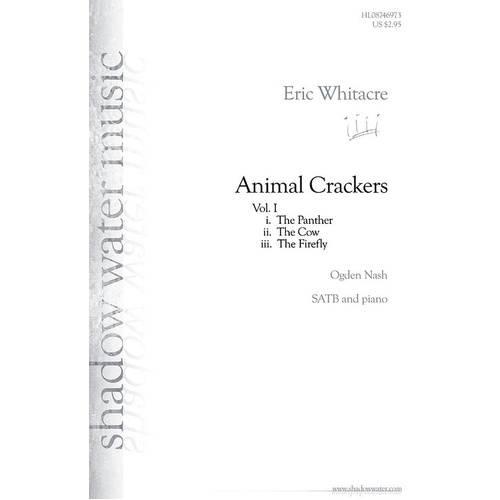 Animal Crackers Panther Cow Firefly SATB (Octavo)