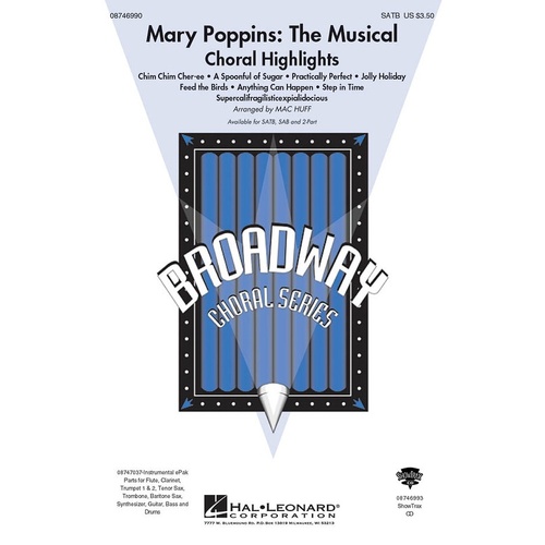 Mary Poppins The Musical 2Pt (Octavo)