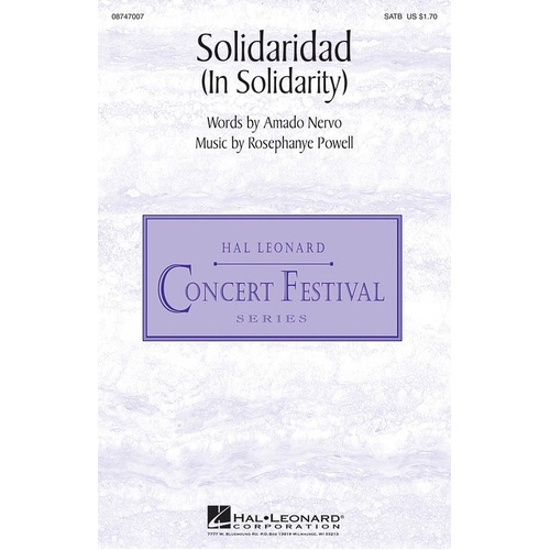 Solidaridad SATB (Octavo)