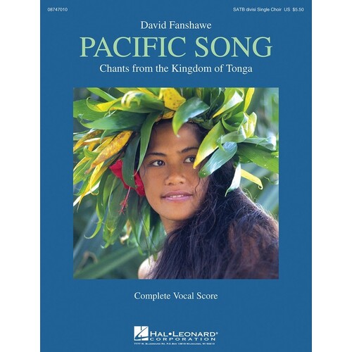 Pacific Song Chants From Tonga SATB Sngl Choir (Octavo)