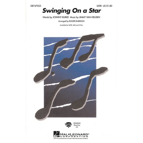 Swinging on a Star Choral Score by Roger Emerson, Hal Leonard, 12 Pages