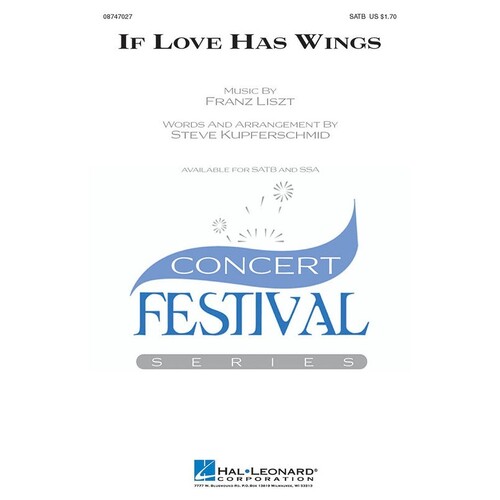 If Love Has Wings SATB (Octavo)
