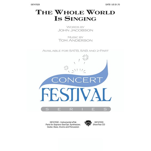 Whole World Is Singing ShowTrax CD (CD Only)