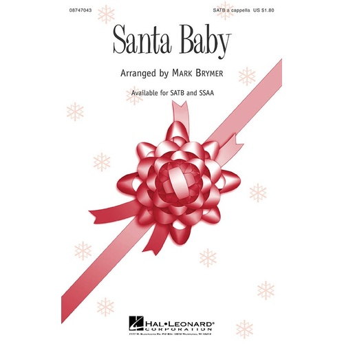 Santa Baby SSAA A Cappella (Octavo)