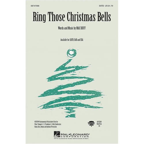 Ring Those Christmas Bells SATB (Octavo)