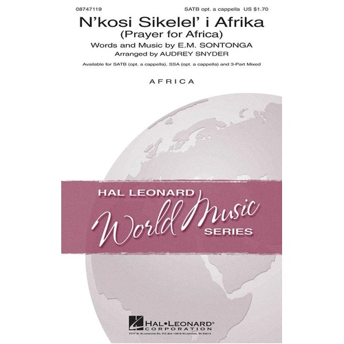 Nkosi Sikelel Afrika (Prayer for Africa) 3-Part Mixed Choral Score
