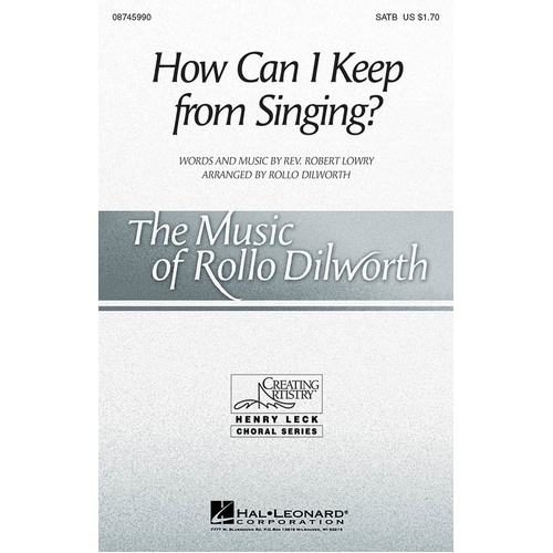 How Can I Keep From Singing SSAA (Octavo)