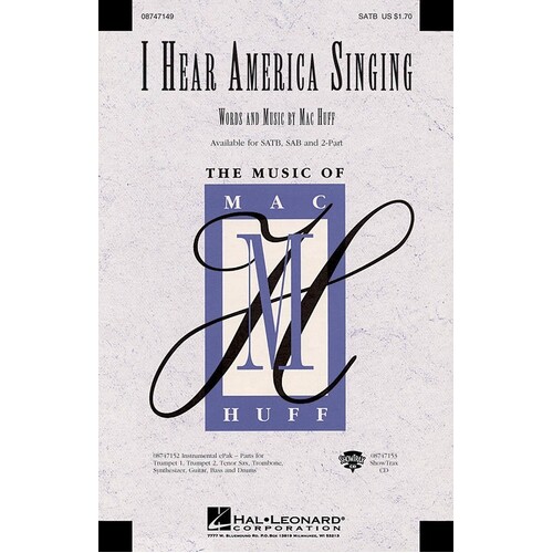 I Hear America Singing 2Pt (Octavo)
