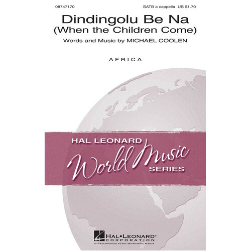 Dindingolu Be Na SATB A Cappella (Octavo)