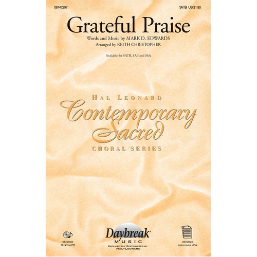 Grateful Praise ChoirTrax CD (CD Only)