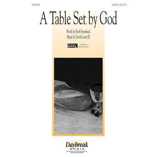 Table Set By God SATB (Octavo)