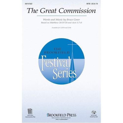 The Great Commission SATB (Pod) (Octavo)