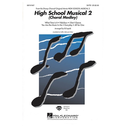 High School Musical 2 (Choral Medley) SATB (Octavo)