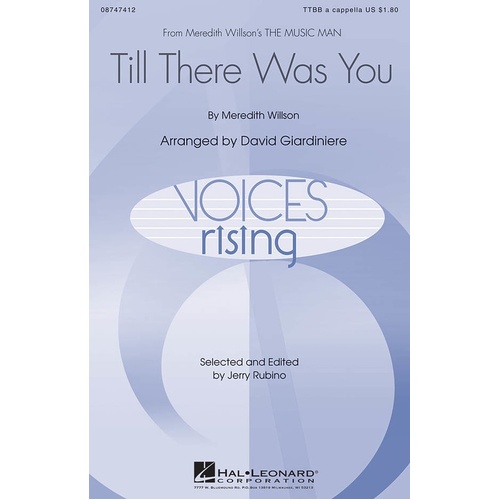 Till There Was You (Fr Music Man) TTBB A Cappell (Octavo)