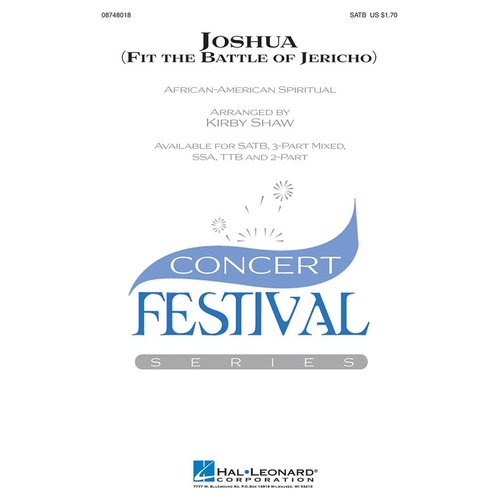 Joshua Fit The Battle Of Jericho SATB (Octavo)