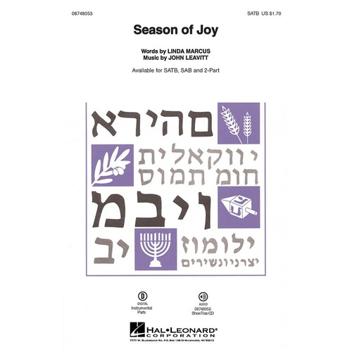 Season Of Joy SAB (Octavo)