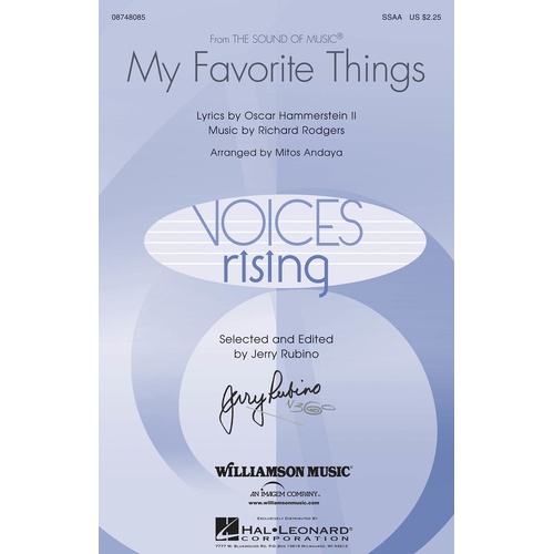 My Favorite Things SSAA (Octavo)