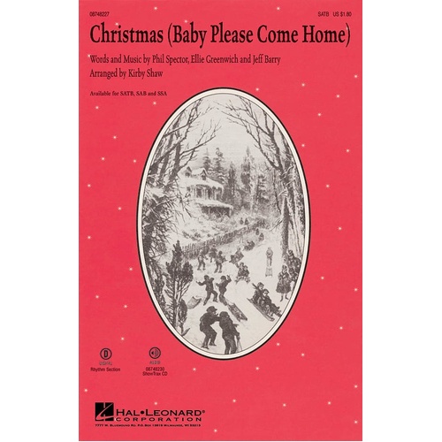 Christmas (Baby Please Come Home) SAB (Octavo)