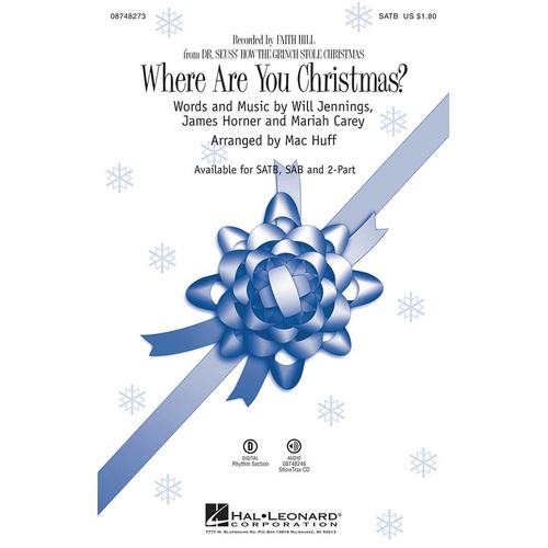 Where Are You Christmas ShowTrax CD (CD Only)
