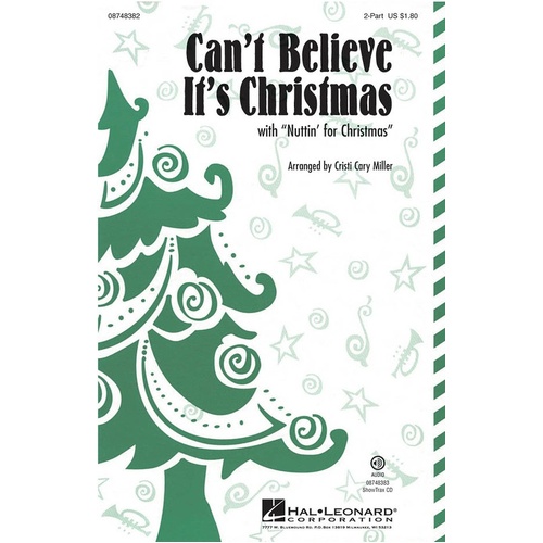 Cant Believe Its Christmas 2Pt (Octavo)