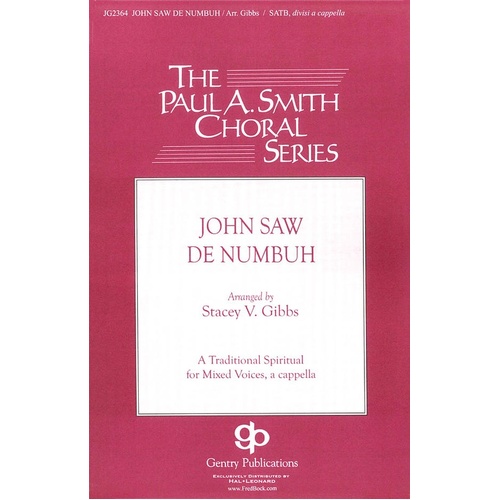 John Saw De Numbuh SSAATTBB A Cappella (Octavo)