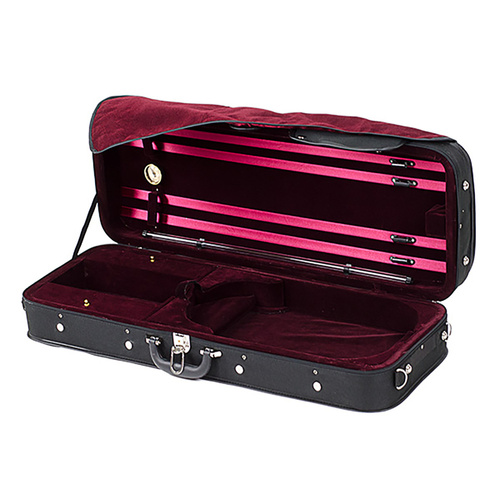 Oblong Viola Case - Lightweight Adjustable 15-16.5in with Suspension Padding and Backpack Straps