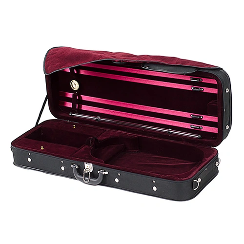 Oblong Viola Case-TG Lightweight Adjustable 15-16.5in with Suspension Padding and Lockable Latch