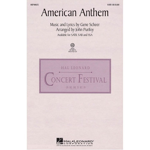 American Anthem ShowTrax CD (CD Only)