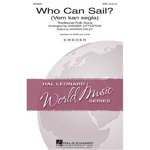 Who Can Sail Vem Kan Segla SATB (Octavo)