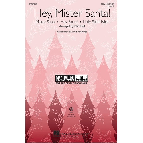Hey Mister Santa Medley VoiceTrax CD (CD Only)