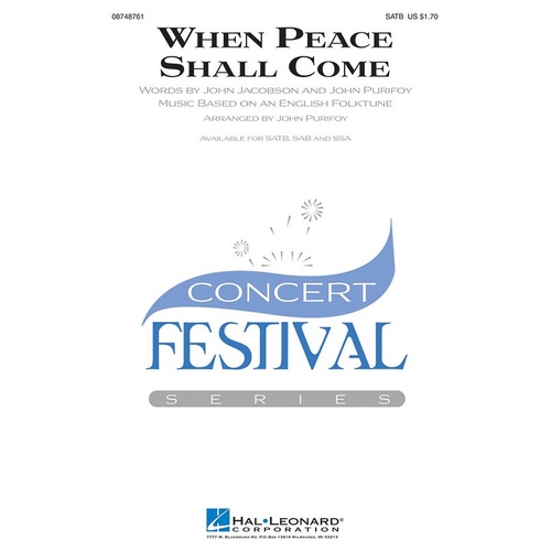 When Peace Shall Come SATB (Octavo)