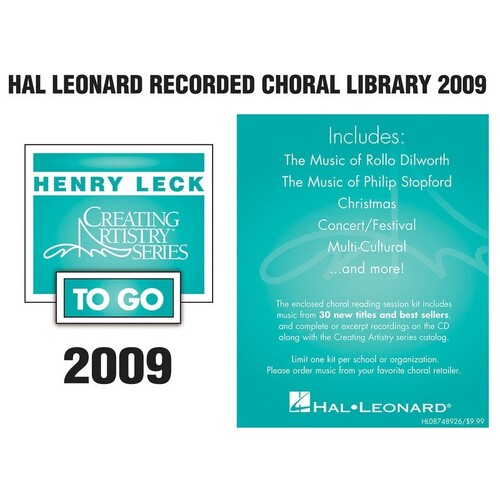 Henry Leck Artistry To Go 2009