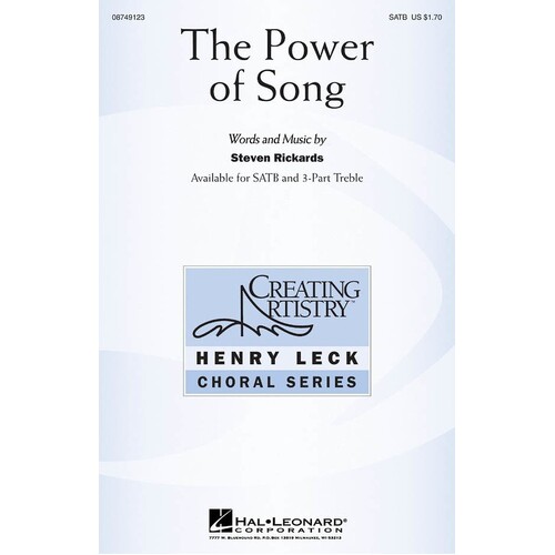 Power Of Song SATB (Octavo)