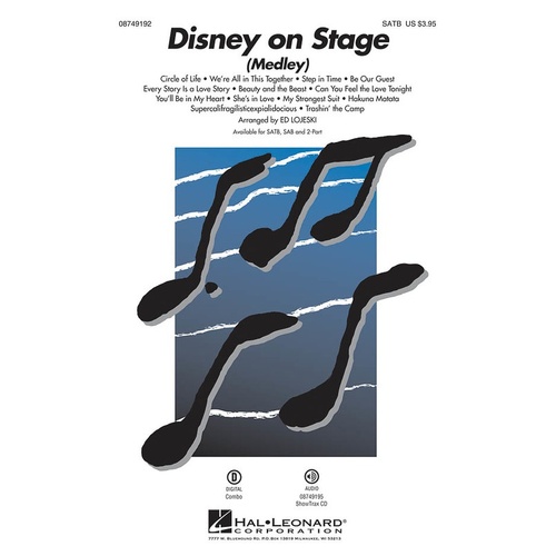 Disney On Stage Medley CD (CD Only)