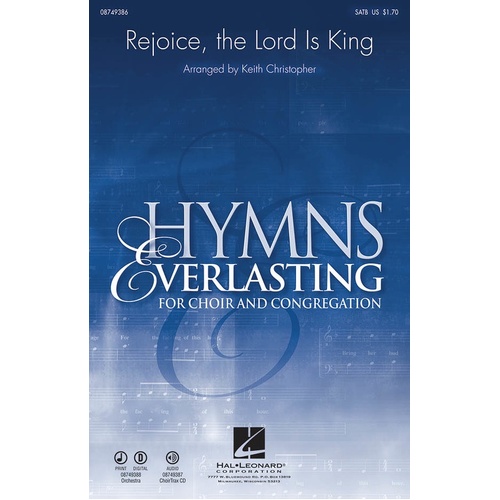 Rejoice The Lord Is King SATB (Octavo)