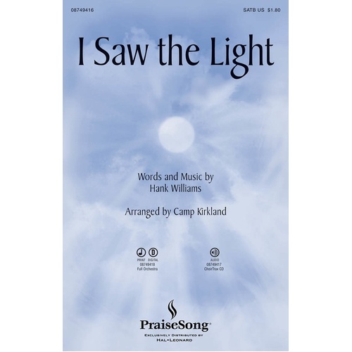 I Saw The Light Instrumental Pack Score/Parts (Set of Parts)